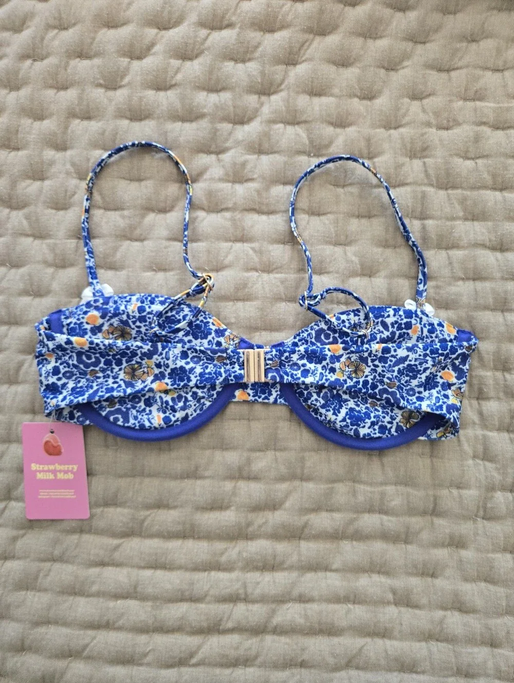 Strawberry Milk Mob Mykonos Bikini Top
